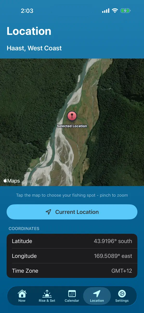 Solunar Best Fishing Times screenshot 3