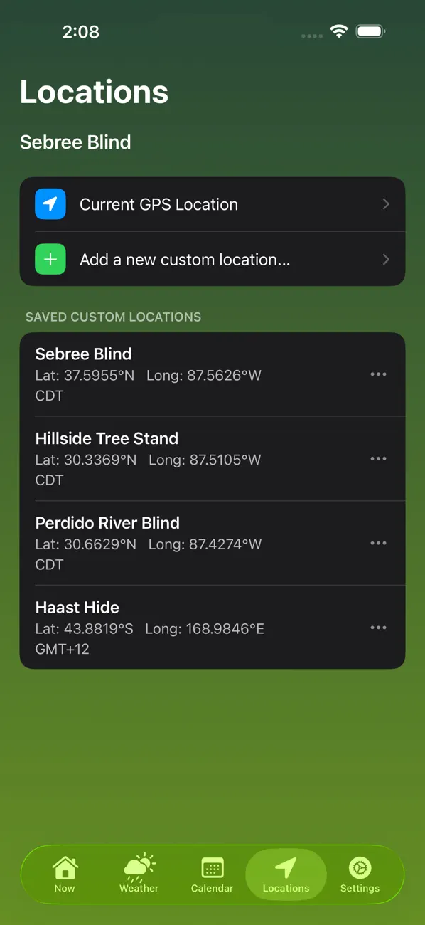 Solunar Best Hunting Times screenshot 5