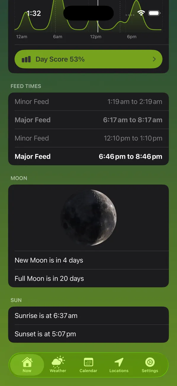 Solunar Best Hunting Times screenshot 7