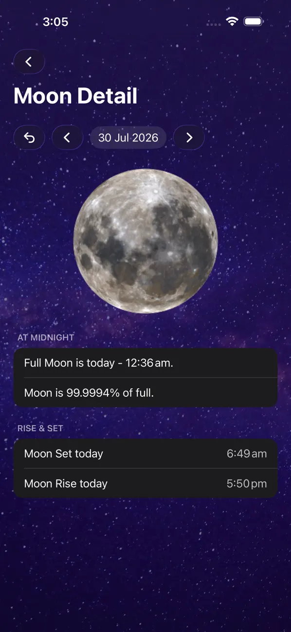 Moon Phase Calendar Plus screenshot 4