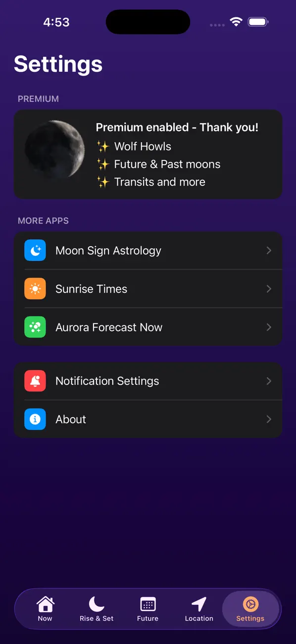 Moon Phase Calendar Plus screenshot 7