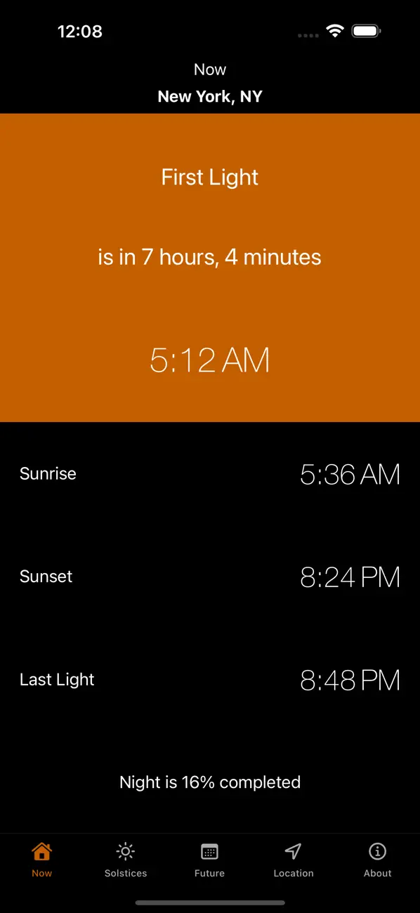 Sunrise Sunset Times screenshot 5