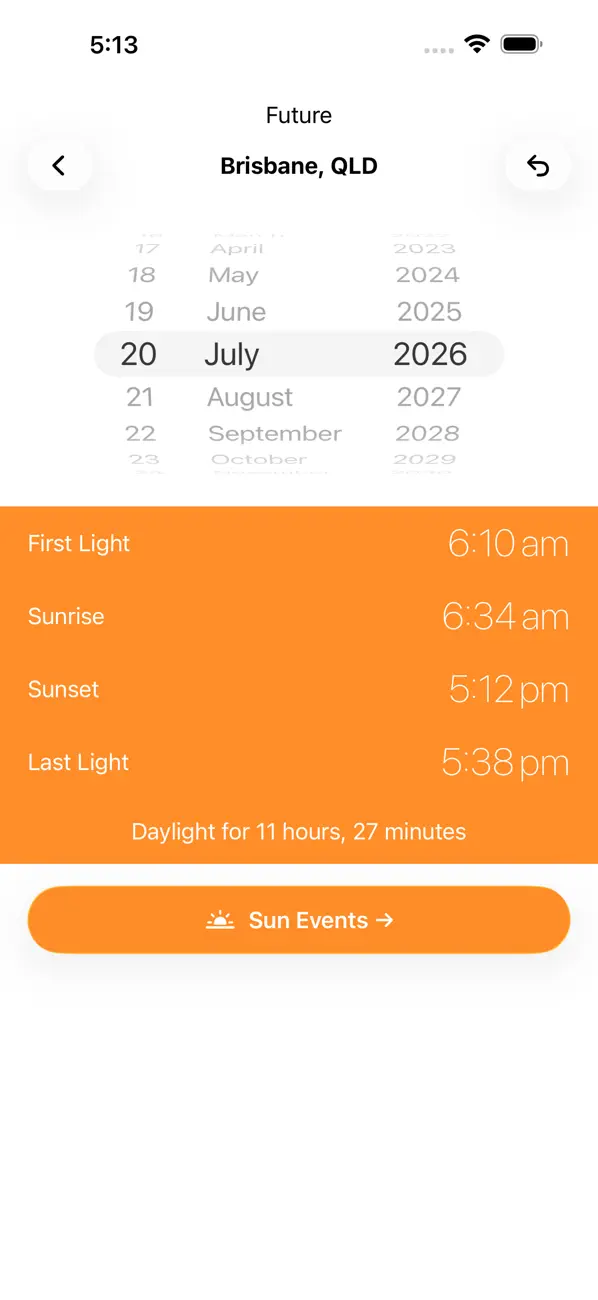 Sunrise Sunset Times screenshot 7